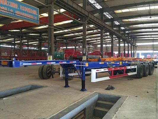 40ft yarı konteyner römork iskelet türü ağır yük taşımacılığı
