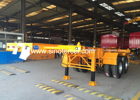 1310mm Tekerlek Skeletik Yarım Relye 40ft 4 Axle Yarım Relye