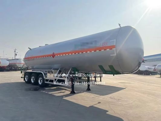 30CBM -60CBM Yarım Tanker Relye Pentane Yarım Relye 3 aks / 4 aks