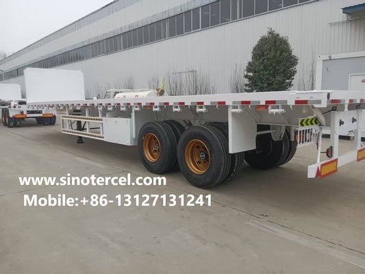 2 Eksenli Flatbed Yarım Rel Aracı Ağır Görevli Taşıma İhtiyaçları İçin Nihai Çözüm