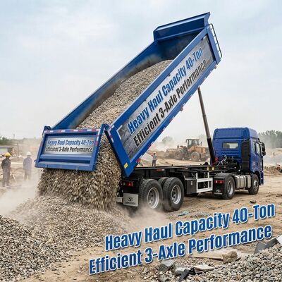 Ağır Taşıma Verimliliği 40 Tonluk Üç Eksenli Yarım Rel Araçların Serbest Kalması