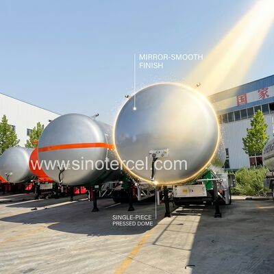 3Axle Yakıt Tankı Yarım Relye 30CBM-60CBM Su Tankeri Yarım Relye