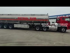 40CBM Petrol Tankeri Yarım Tanker Relye 3 akslı 7 bölme